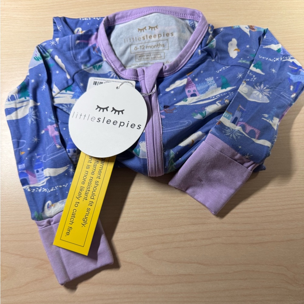 Little Sleepies NWT 6-12 months Ice Princess